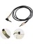 Buffer® 3.5mm Aux Kablosu Jak Erkek Erkek L Tipi 1 Metre Ses Aktarım Kablosu 5