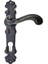Antika Tarz Dekoratif Pirinç Okyanus Oda Kapı Kolu - 230X46 Mm, Oksit 1