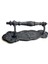 Antika Tarz Dekoratif Pirinç Çiçekli Yan Çekme Kapı Kolu - 240X62 Mm, Oksit 1