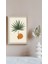 Minimalist Palmiye Yaprağı ve Turuncu Güneş Dijital Poster – Modern Botanik Duvar Dekoru 2