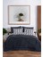 Modern Stripe 2li Yastık Kılıfı Gentletouch Antrasit 2