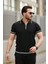 Erkek Fermuarlı Yakalı Kısa Kollu T-Shirt 1