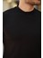 Erkek Ince Çizgi Dokulu Kısa Kollu T-Shirt 3