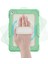 Ipad 5 Air 9.7 Kılıf Strap New Tablet Kapak - Yeşil Nrmsa 1