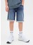 Normal Bel Normal Açık Mavi Erkek Çocuk Denim Şort 12269797 3