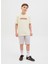 Baskılı Krem Erkek Çocuk T-Shirt 12278350 1