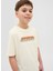 Baskılı Krem Erkek Çocuk T-Shirt 12278350 3
