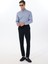 Slim Fit Düğmeli Yaka Lacivert Erkek Gömlek ACE020252040_LAC 2