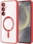 Samsung Galaxy S23 Kılıf Kross Magneticsafe Kapak - Kırmızı Nrmsa 1