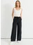 Normal Bel Standart Siyah Kadın Pantolon 25YSL5396 3