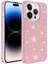 Apple iPhone 14 Pro Kılıf Pembe Jade Simli Silikon Kapak Esnek Ince (Apple iPhone 14 Pro, Pembe) 1