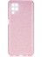 Samsung Galaxy A12 Kılıf Pembe Jade Simli Silikon Kapak Esnek Ince (Samsung Galaxy A12, Pembe) 1