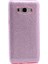 Samsung Galaxy J7 2016 Kılıf Pembe Jade Simli Silikon Kapak Orijinal Esnek Ince (Samsung Galaxy J7 2016, Pembe) 1