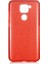 Xiaomi Redmi Note 9 Kılıf Kırmızı Jade Simli Silikon Kapak Esnek Ince (Xiaomi Redmi Note 9, Kırmızı) 1