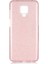 Xiaomi Redmi Note 9s Kılıf Pembe Jade Simli Silikon Kapak Esnek Ince (Xiaomi Redmi Note 9s, Pembe) 1