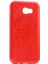 Samsung Galaxy A3 2017 Kılıf Kırmızı Jade Simli Silikon Kapak Esnek Ince (Samsung Galaxy A3 2017, Kırmızı) 1