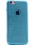 Apple iPhone 8 Kılıf Mavi Jade Simli Silikon Kapak Esnek Ince (Apple iPhone 8, Mavi) 1
