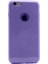 Apple iPhone 8 Kılıf Mor Jade Simli Silikon Kapak Esnek Ince (Apple iPhone 8, Mor) 1