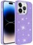 Apple iPhone 14 Pro Kılıf Mor Jade Simli Silikon Kapak Esnek Ince (Apple iPhone 14 Pro, Mor) 1