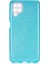 Samsung Galaxy A12 Kılıf Mavi Jade Simli Silikon Kapak Esnek Ince (Samsung Galaxy A12, Mavi) 1