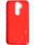 Xiaomi Redmi Note 8 Pro Kılıf Kırmızı Jade Simli Silikon Kapak Esnek Ince (Xiaomi Redmi Note 8 Pro, Kırmızı) 1