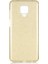 Xiaomi Redmi Note 9s Kılıf Gold Jade Simli Silikon Kapak Esnek Ince (Xiaomi Redmi Note 9s, Gold) 1