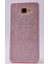 Samsung Galaxy A8 2016 Kılıf Pembe Jade Simli Silikon Kapak Orijinal Esnek Ince (Samsung Galaxy A8 2016, Pembe) 1