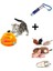 Luxury 3 Lü Set3 Katlı Kedi Oyuncağı + Kurmalı Fare+ 2 Kademeli Lazer Kedi Oyuncağı 1 Adet 1