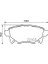 FDB4699 Arka Disk Balata Mgn Iv 15- Espace V 15- Mgn Iv 1