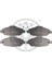 Optımal BP12340 Fren Balata Seti Diskli Fren 3084A -4c -308 Sw 1