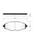 SP1086 Ön Balata Kalos 1.2-1.4-1.4 16V Sedan 1.4 16V 05 Matiz 0.8-1.0 05 Lanos 1.4 GDB3195 96316582 1