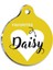 Luxury Sarı Kalp Kedi Köpek Künyesi 1 Adet 1