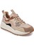 Bej Hakiki Deri-Tekstil Kadın Sneaker - K25I1AY68116-D44 1