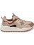 Bej Hakiki Deri-Tekstil Kadın Sneaker - K25I1AY68116-D44 3
