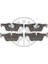 Optımal BP12586 Fren Balata Seti Diskli Fren 1F20 -1F21 -3F30-F80 -3 Gran TURISMOF34 -3 TOURINGF31 -4 COUPEF32-F82 1