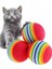 Luxury Renkli Sünger Kedi Köpek Çiğneme Oyun Topu, Diş Çıkarma, Kedi Oyuncağı 3 Adet 1 Adet 1