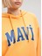 Mavi Logo Baskılı Kapüşonlu Turuncu Sweatshirt 1600361-71407 5