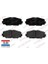 FDO9012 Ön Balata Corolla Uyumlu 1.6 09 1.8 07 Auris 1.4 1.6 Vtı 07 1.8 Vvtı 06 Rav4 Iıı 3.06 GDB3425 GDB3425-LP2002-7071260 1