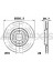 AE0220 Ön Fren Diski Jeep Renegade Suv 1.4 1.6 2.0 Crd 4x4 14-Alfa Romeo 159 05-11 Giulietta 10-500X14-COMPASS 16- 51767382 1