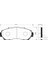 Sangsıng SP2115 Fren Balatası Ön Honda Crv 2.4 06- Odyssey 2.4 3.5 05- Benzinli GDB7738 1