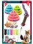 Luxury 7'li Set:kedi Nanesi Kokulu Peluş Oyuncak,3 Katlı Oyuncak , Olta , 3'lü Mini Top , Tırmalama Oyuncak 1 Adet 1