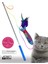 Luxury Jr.fish Sesli, Tüylü Peluş Kedi Oltası 50 cm Kedi Oyuncağı(Kedi Nanesi/otu Içermez)Al.saplı 1 Adet 3