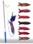Luxury Jr.fish Sesli, Tüylü Peluş Kedi Oltası 50 cm Kedi Oyuncağı(Kedi Nanesi/otu Içermez)Al.saplı 1 Adet 4