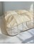 Luxury Stripe Ecru Kedi Köpek Minderi 65 x 65 cm 1 Adet 5
