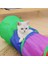 Luxury Düz Kedi Tüneli Katlanır Gökkuşağı Uzun Düz Kedi Köpek Oyun Tüneli Evcil Hayvan Oyun Tüneli 1 Adet 1