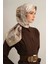 Çiçek Desenli Saf İpek Twill Eşarp 9332 31 3