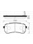 Sangsıng SP1192 Fren Balatası Arka Kia Carnival-Grand Carnival Iıı 2.2 Crdı 2.7 V6-2.9 Crdı 06-H1 2.5 Crdı 01-04 GDB3449 1