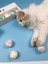 Kedi Oyun Topu Ponponlu ve Kendinden Sesli Kedi Egzersiz Oyuncağı Evcil Hayvan Hareket İçin Oyuncak 2