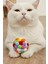 Kedi Oyun Topu Ponponlu ve Kendinden Sesli Kedi Egzersiz Oyuncağı Evcil Hayvan Hareket İçin Oyuncak 3