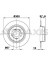 AE0211 Fren Diski Arka W204 08-14 S204 09-14 C204 11-C207 09-16 A207 10-15 A2044231512 1